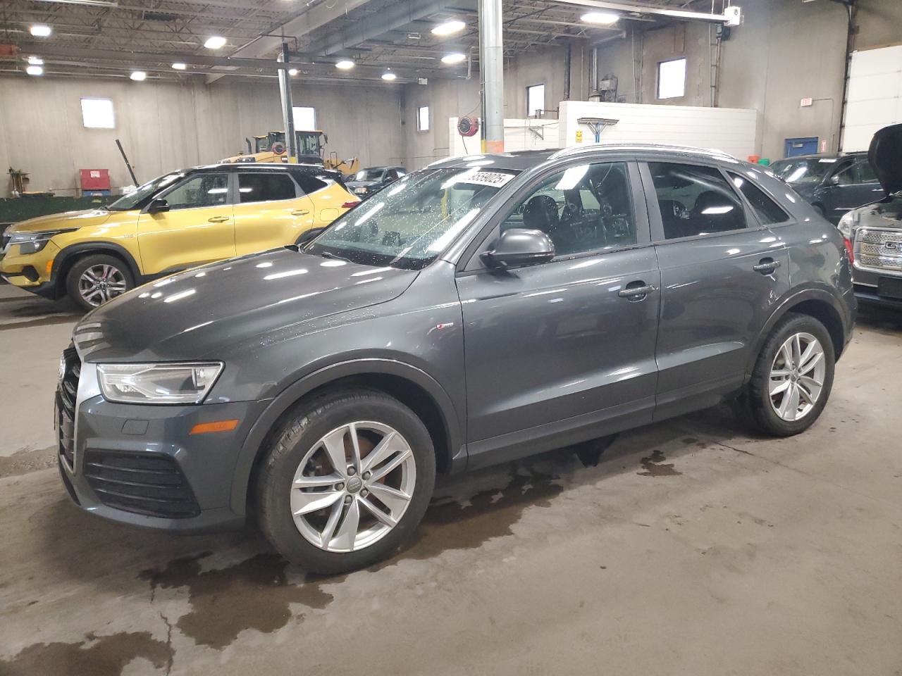 2018 Audi Q3 Premium, VIN WA1ECCFS1JR011555 — Front end