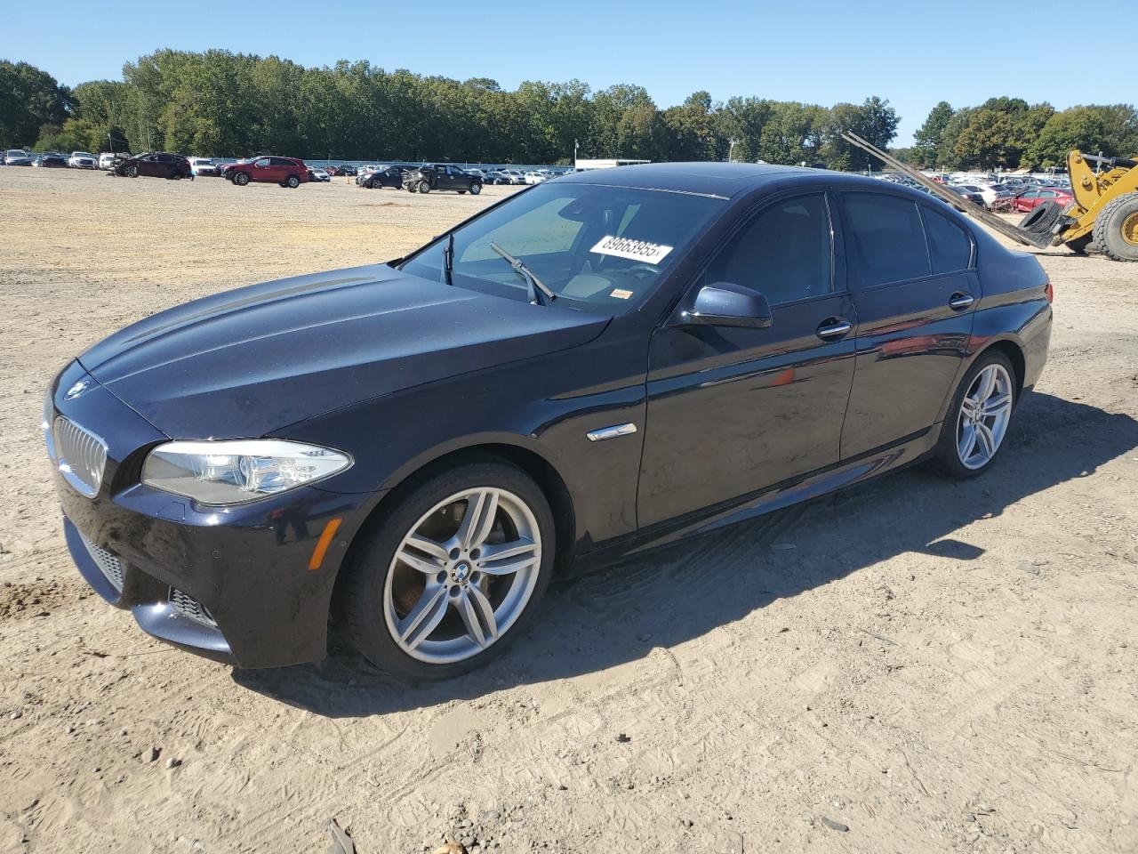2012 BMW 5 Series 550i, VIN WBAFR9C55CDX79224 — Engine fire