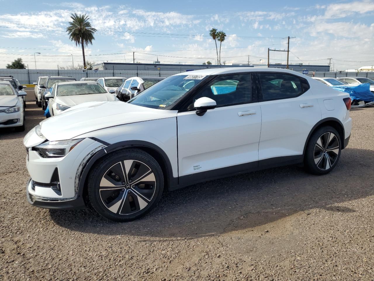 2023 Polestar 2, VIN YSMED3KA9PL144936 — Front end