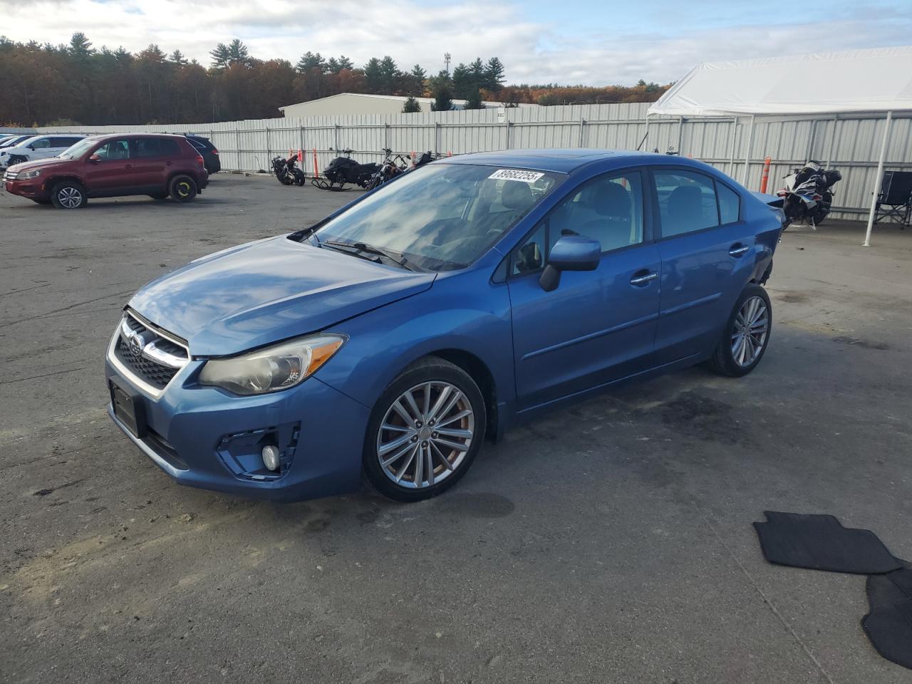 2014 Subaru Impreza Limited, VIN JF1GJAH64EH017523 — Rear end