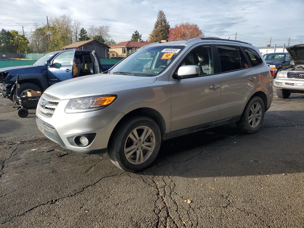 2012 Hyundai Santa Fe Limited, VIN 5XYZKDAG6CG120677 — Biohazard / chemical