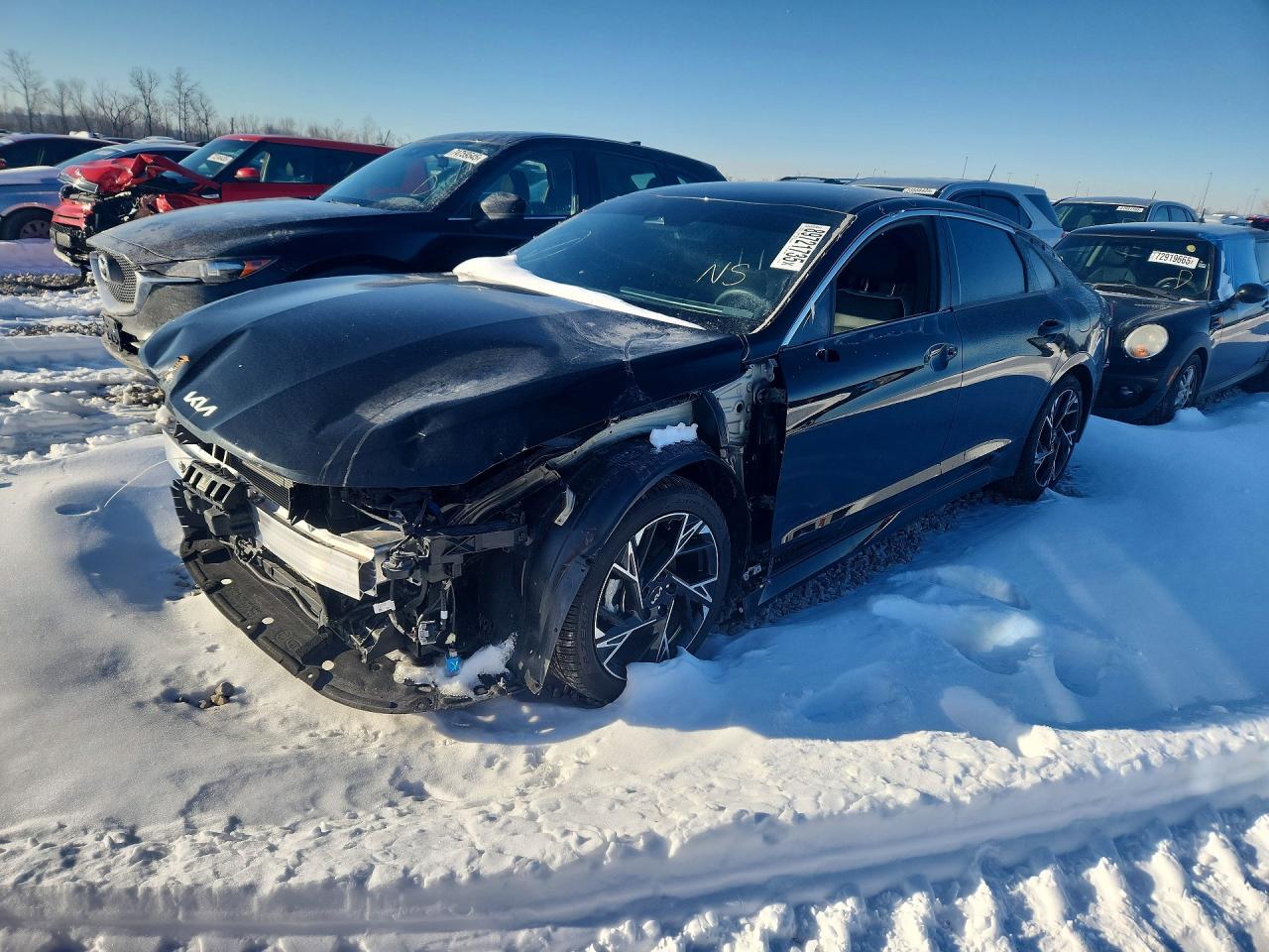 2025 Kia K5 GT-Line, VIN KNAG64J70S5377138 — Frame damage