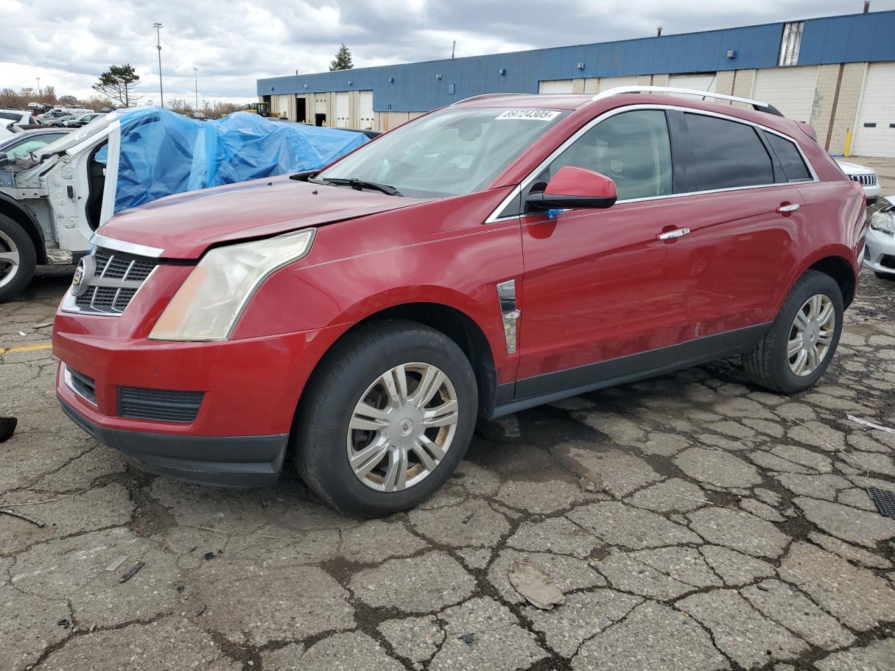 2012 Cadillac SRX Luxury Collection, VIN 3GYFNAE33CS644913 — Engine fire