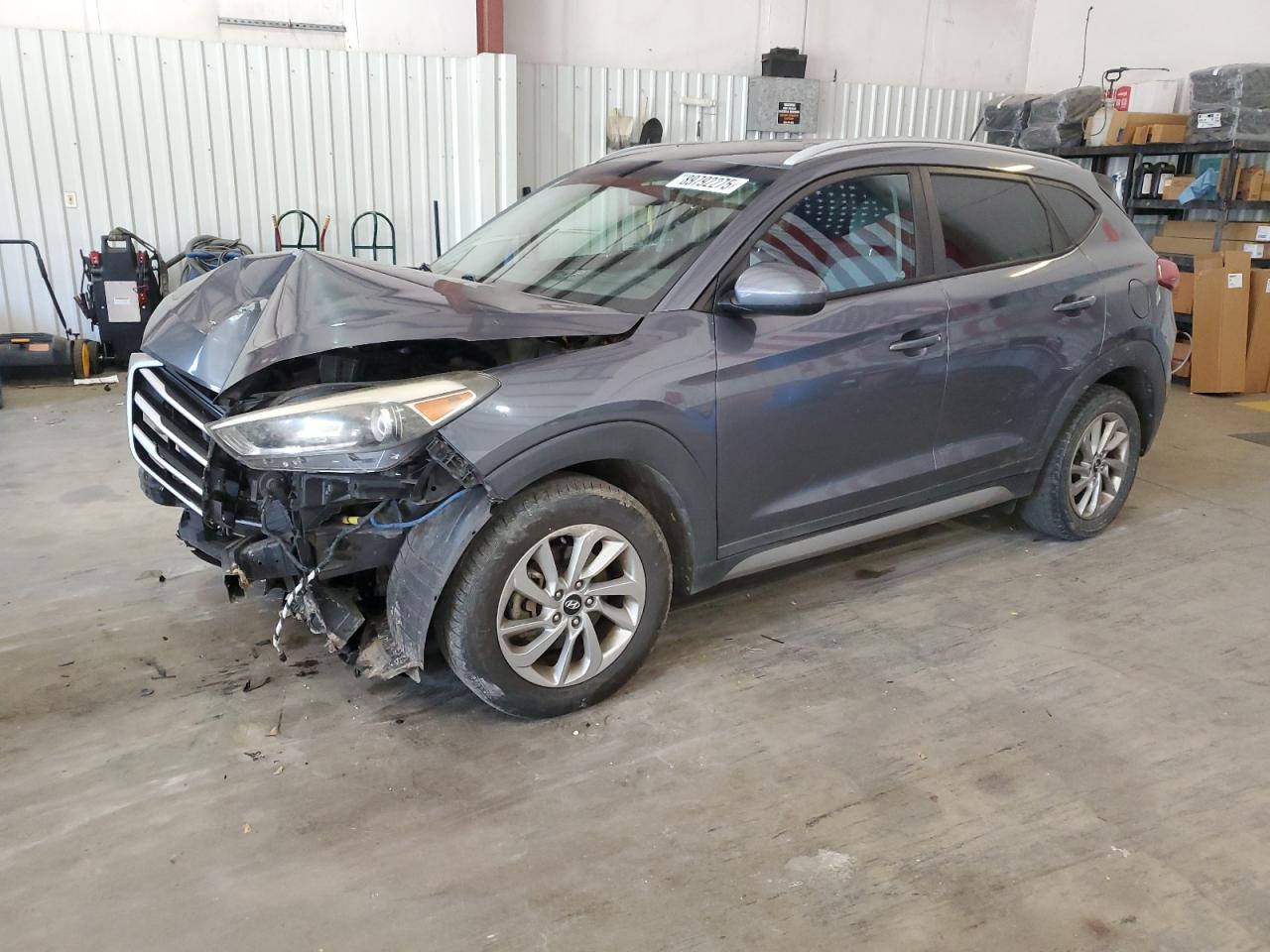 2017 Hyundai Tucson SE, VIN KM8J33A45HU252714 — Frame damage