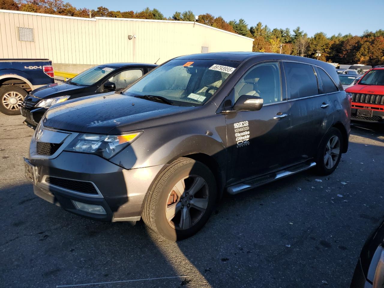 2012 Acura MDX Technology, VIN 2HNYD2H34CH513229 — Rear end