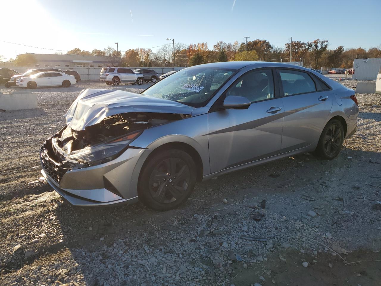 2021 Hyundai Elantra SEL, VIN 5NPLM4AG1MH043467 — Front end