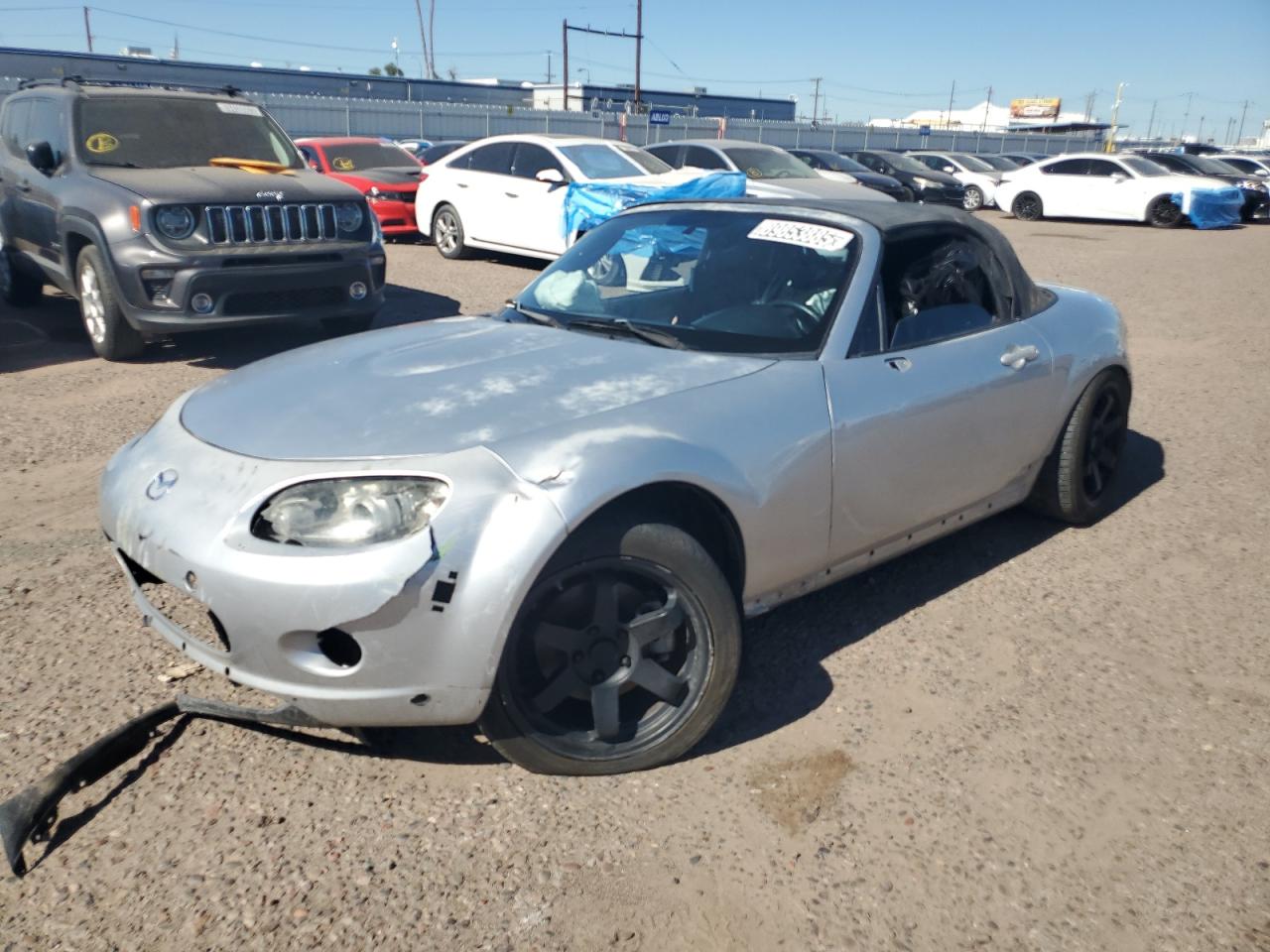 2008 Mazda MX-5 Miata Touring, VIN JM1NC25F980152411 — Front end