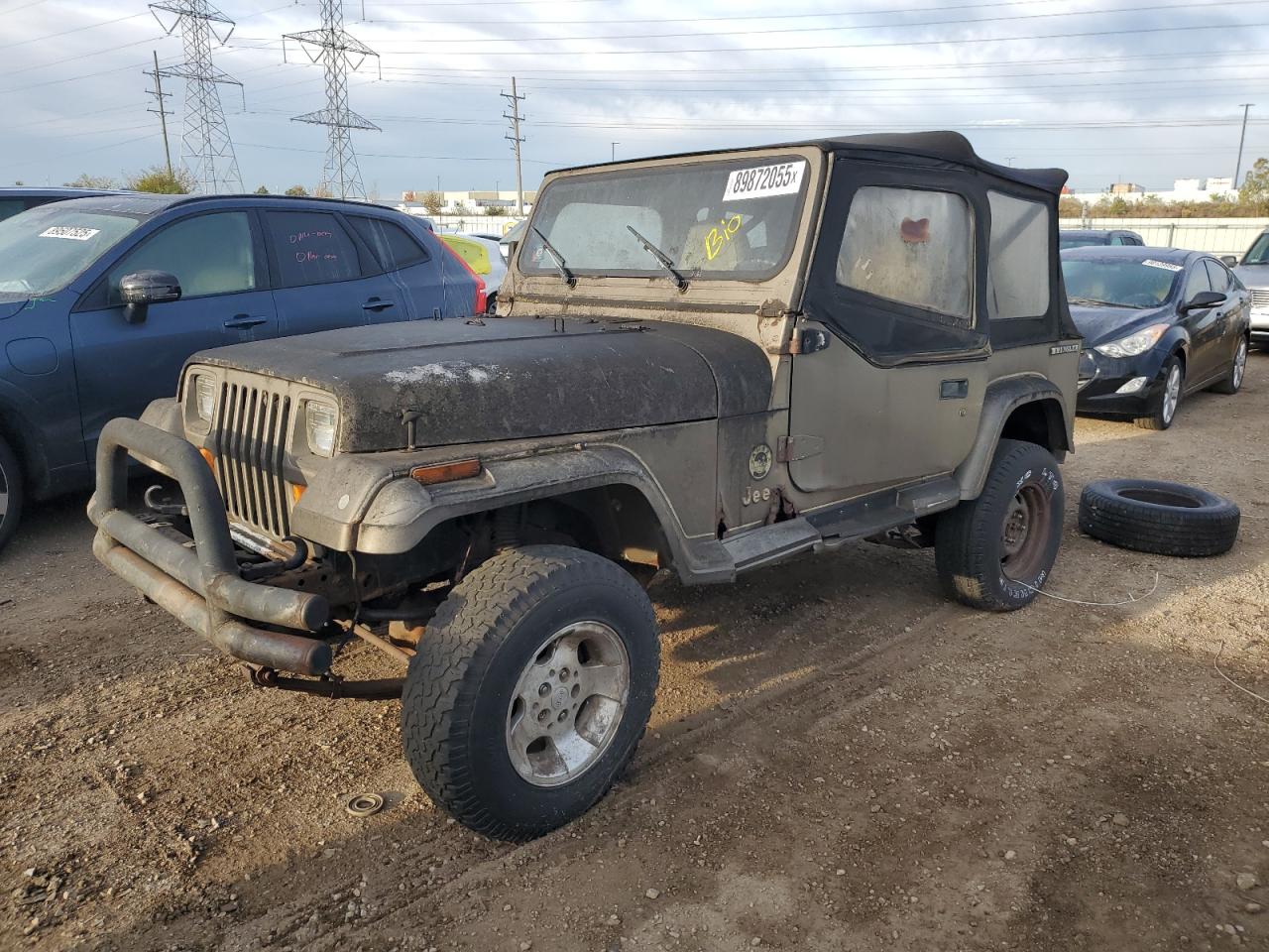 1991 Jeep Wrangler, VIN 2J4FY49S5MJ100338 — Minor dents and scratches