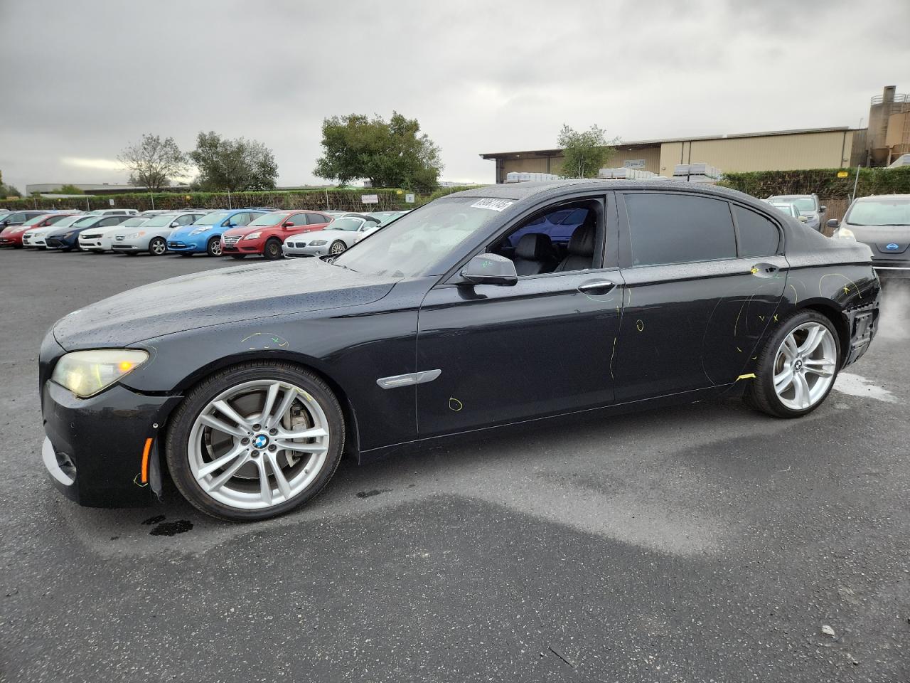 2011 BMW 7 Series 750Li, VIN WBAKB8C51BC851523 — Rear end