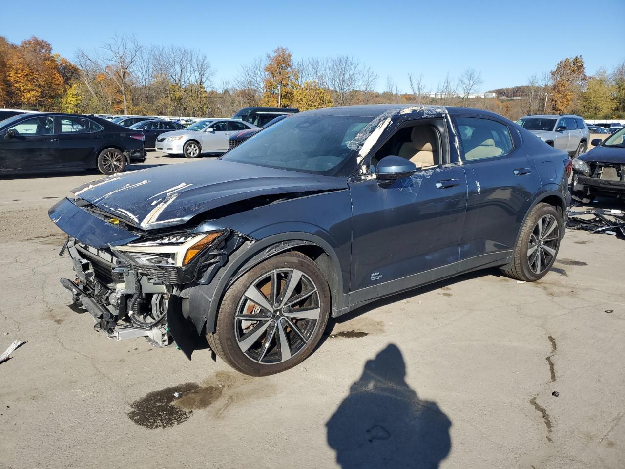 2022 Polestar 2, VIN LPSED3KA3NL055543 — Front end