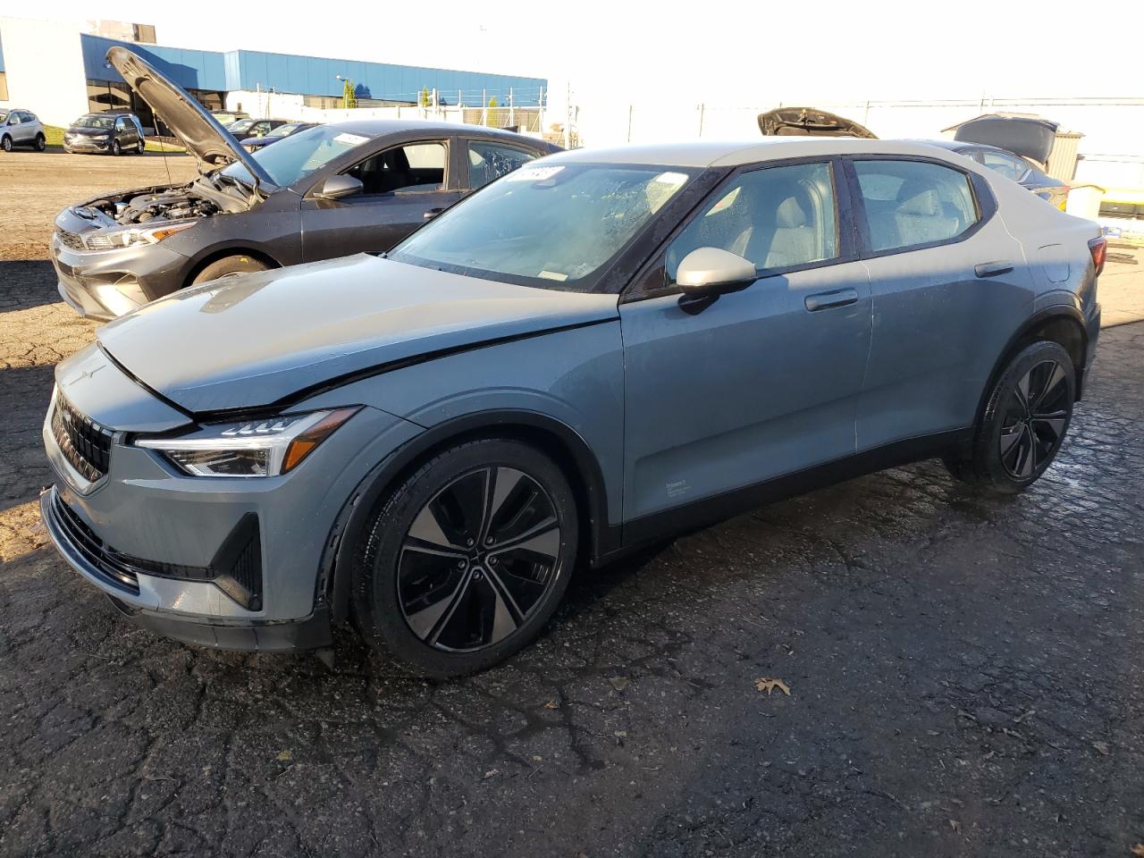 2023 Polestar 2, VIN YSMEG3KA7PL137197 — Front end