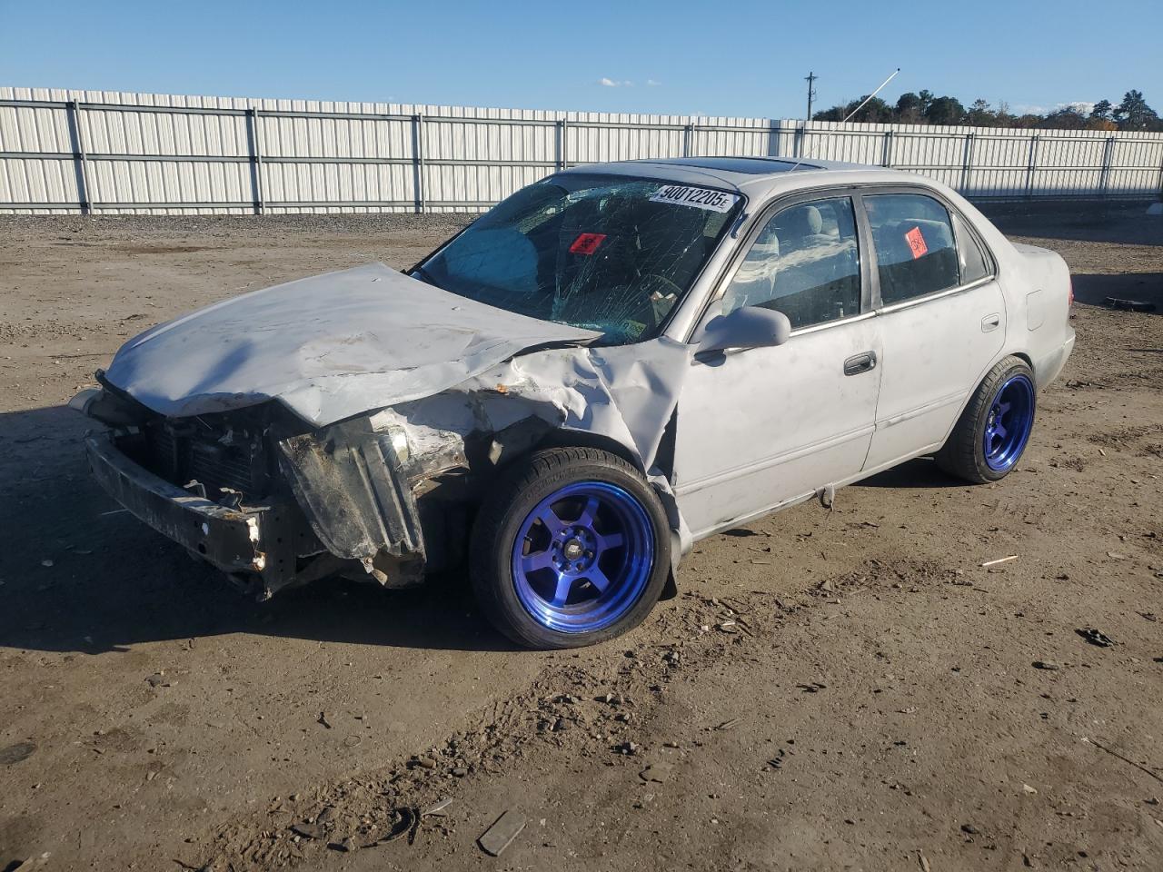 1998 Toyota Corolla LE, VIN 2T1BR18E1WC096191 — Front end