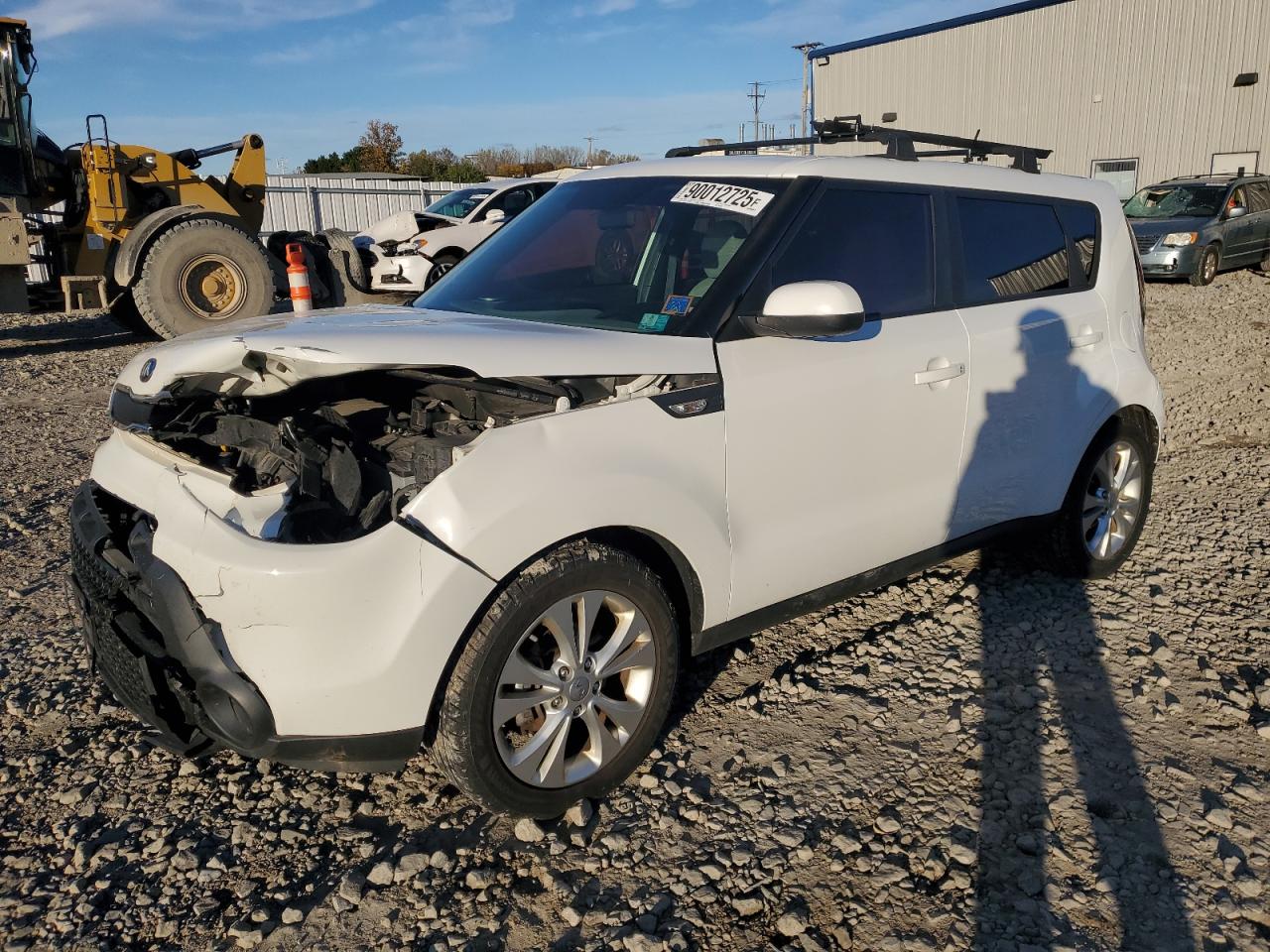 2014 Kia Soul, VIN KNDJN2A26E7096653 — Front end