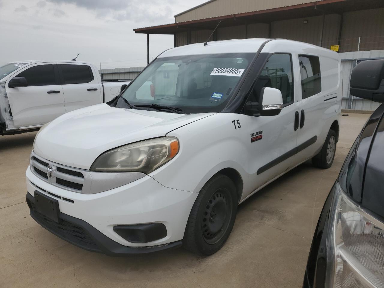 2017 Ram ProMaster City Cargo Tradesman SLT, VIN ZFBERFBB1H6E09152 — Partial repair
