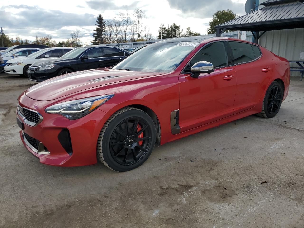 2022 Kia Stinger GT2, VIN KNAE55LC9N6110864 — Prior damage history