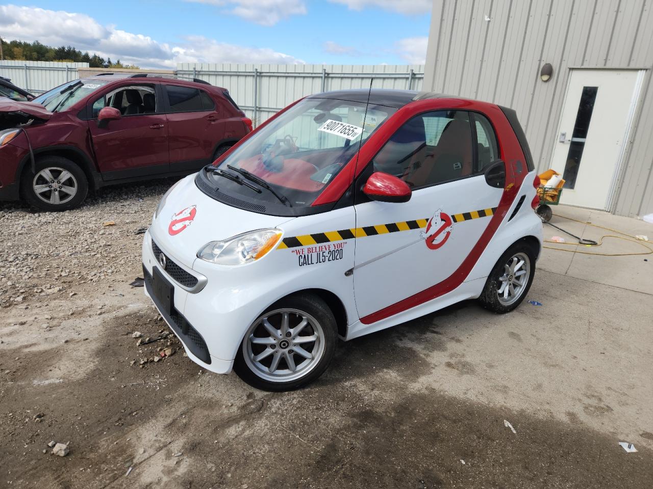 2015 Smart fortwo Passion, VIN WMEEJ9AA6FK834237 — Механическое