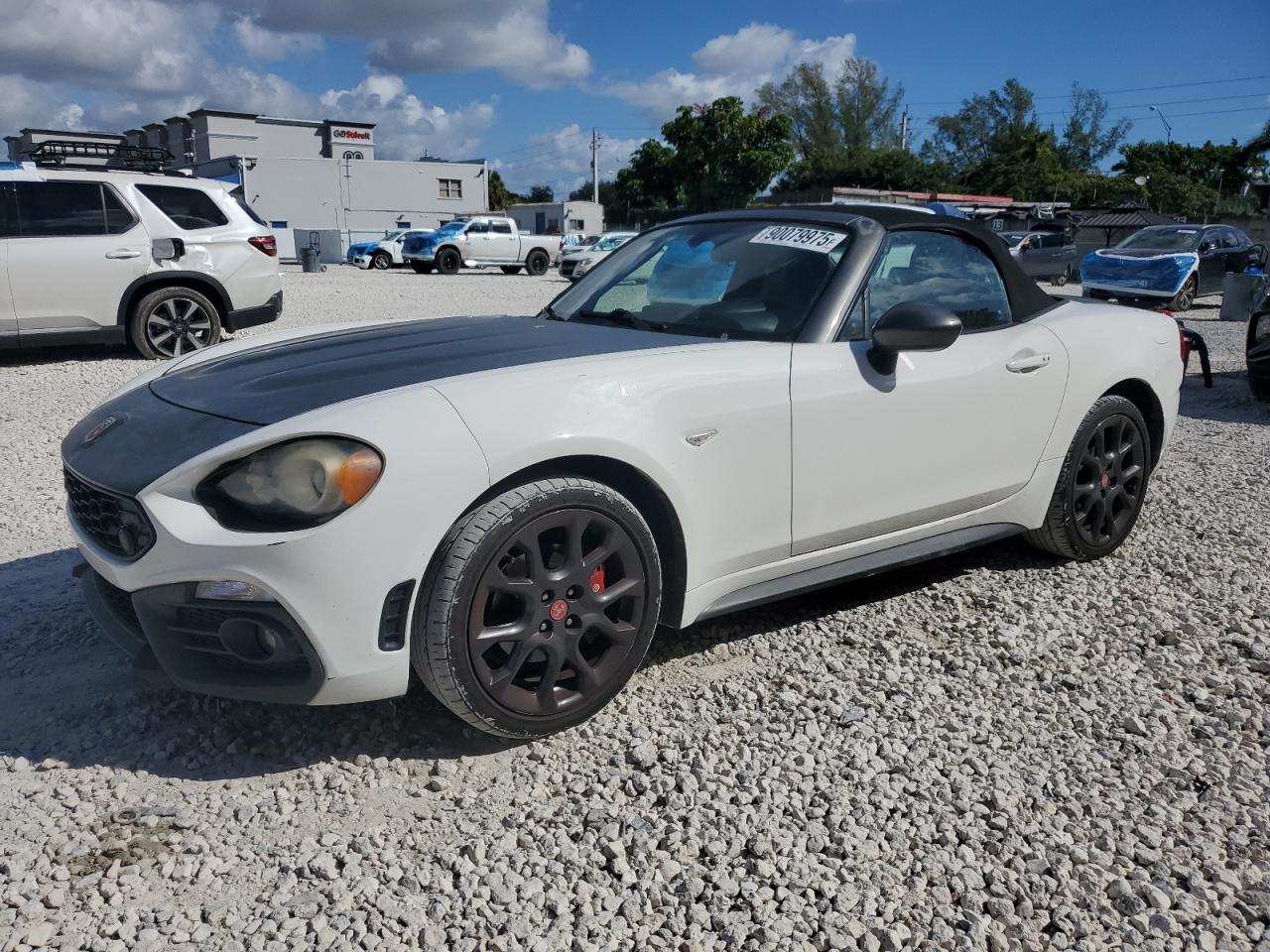 2018 FIAT 124 Spider Abarth, VIN JC1NFAEK7J0137827 — Front end