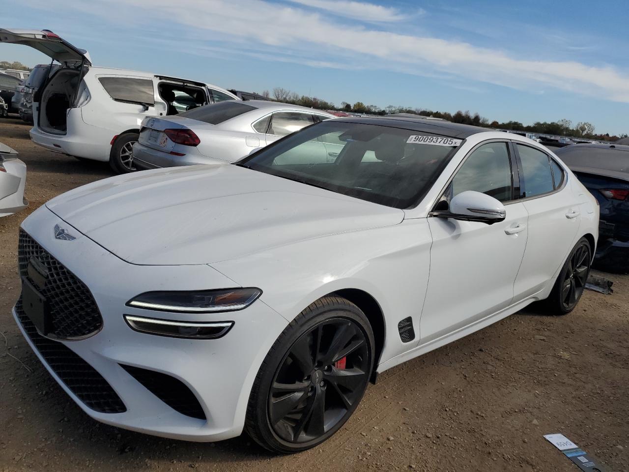 2023 Genesis G70 3.3T, VIN KMTG54TE7PU134202 — Front end