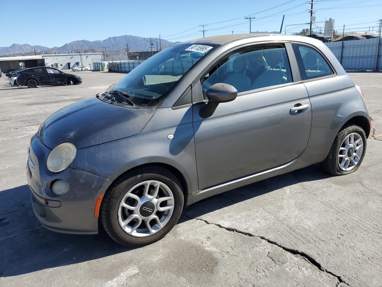 2012 FIAT 500 Pop, VIN 3C3CFFARXCT131153 — Vandalism