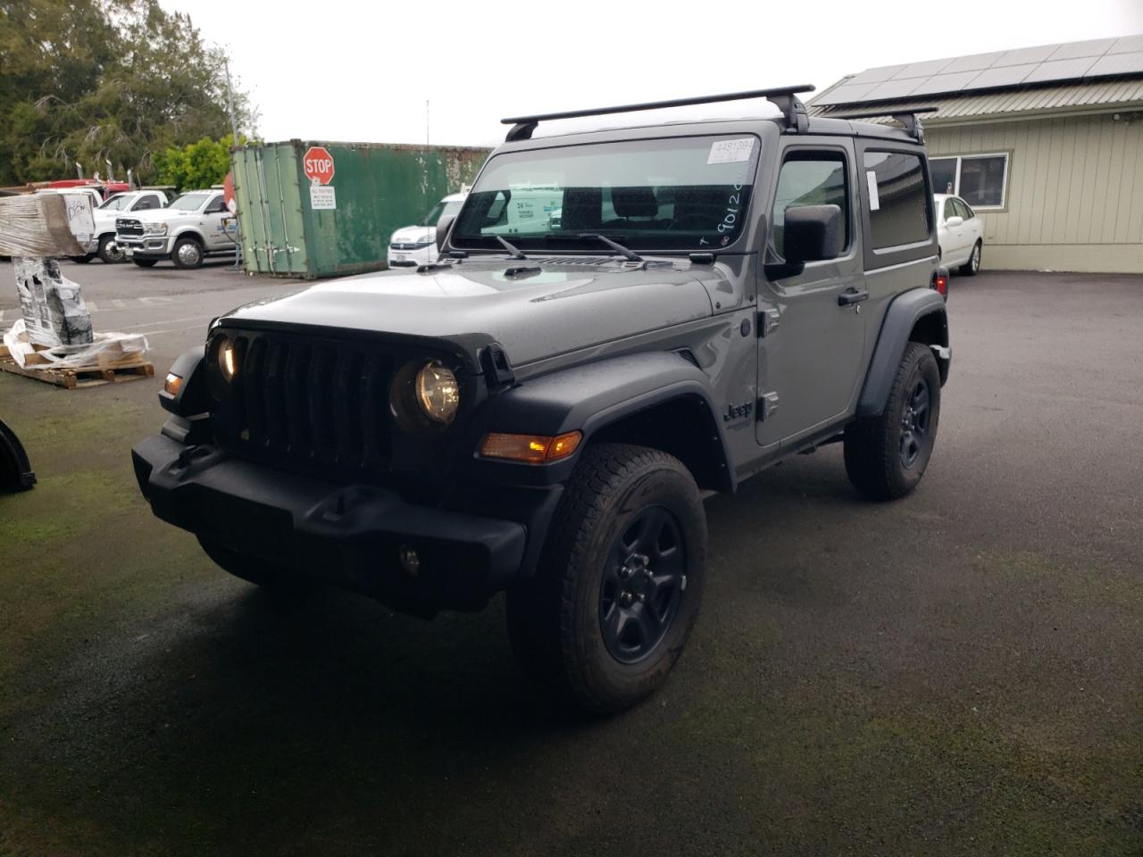 2021 Jeep Wrangler Sport, VIN 1C4GJXAG1MW801006 — Frame damage