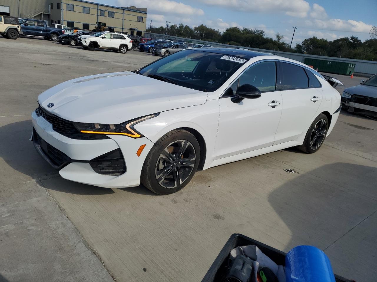 2021 Kia K5 GT-Line, VIN 5XXG64J25MG077827 — Rear end