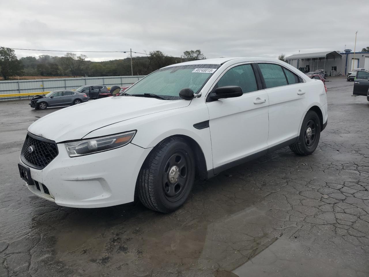 2016 Ford Police Interceptor, VIN 1FAHP2MK9GG123289 — Rear end