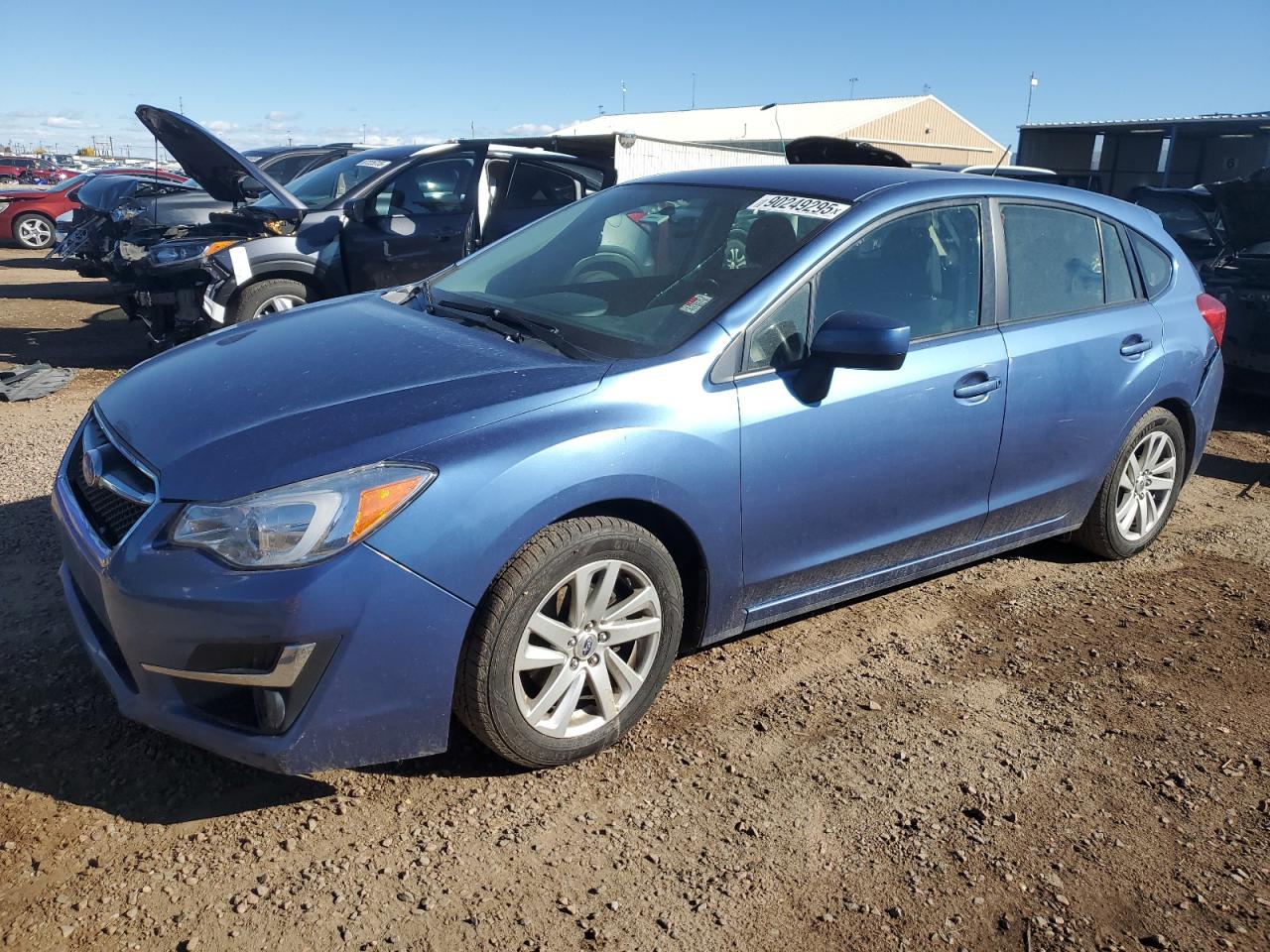 2015 Subaru Impreza Premium, VIN JF1GPAC62FH263834 — Rear end