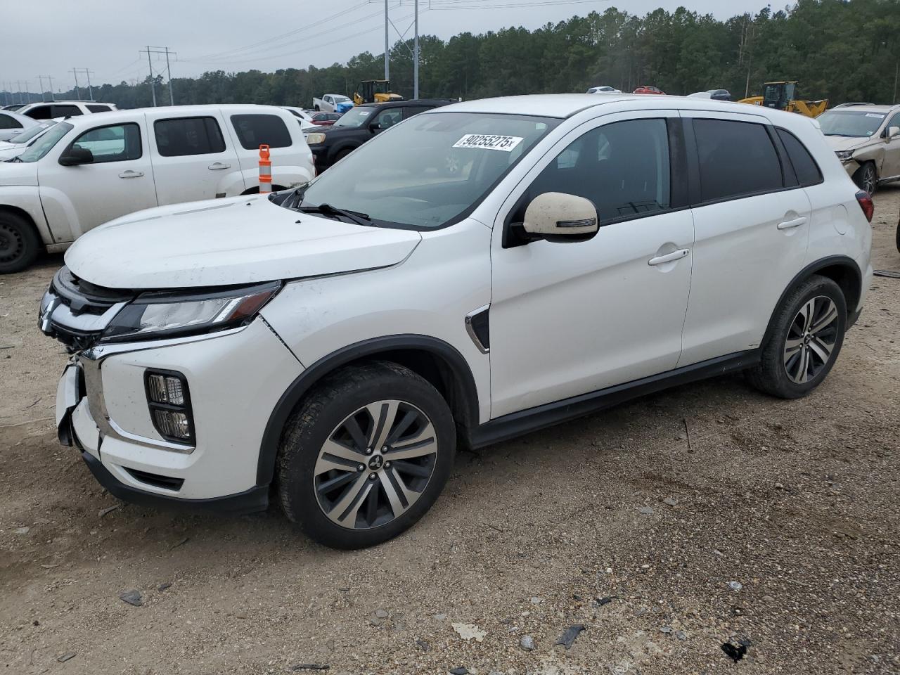 2021 Mitsubishi Outlander ES, VIN JA4ARUAU6MU018188 — Frame damage
