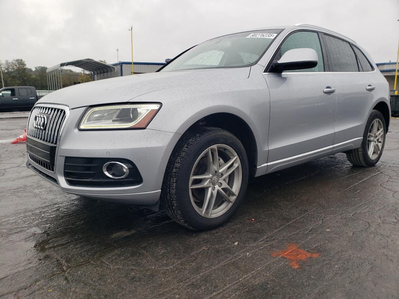 2016 Audi Q5 Premium Plus, VIN WA1L2AFP4GA030389 — Engine fire