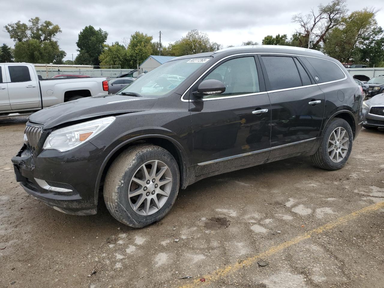 2014 Buick Enclave Leather, VIN 5GAKVBKD4EJ231377 — Frame damage