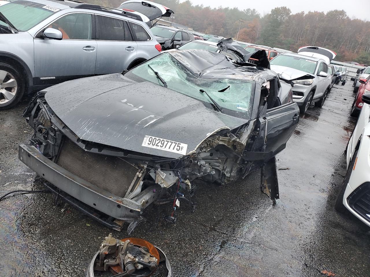 2013 Chevrolet Camaro LT, VIN 2G1FB1E33D9135698 — Rollover