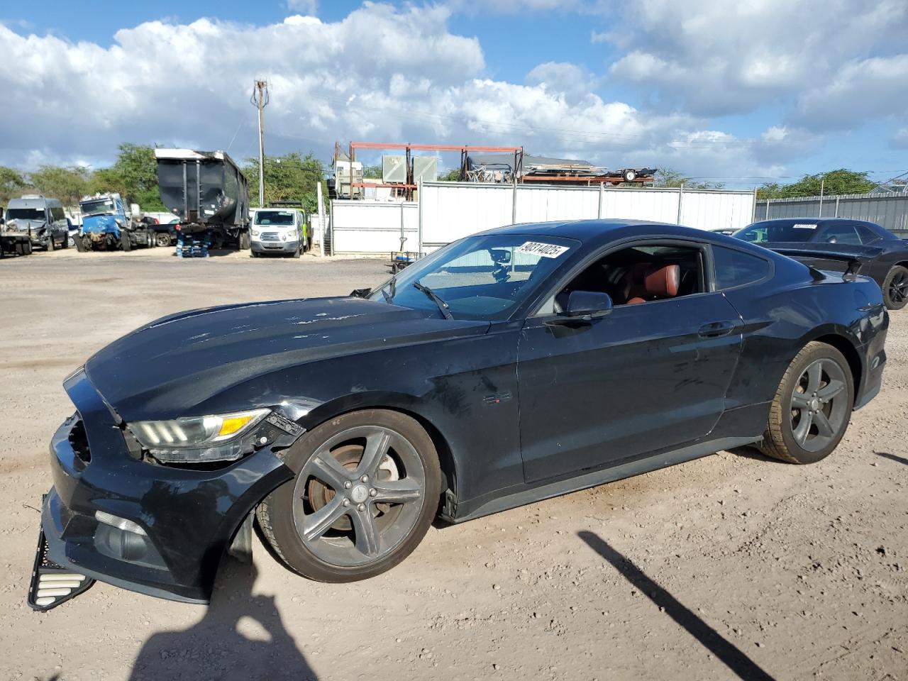 2015 Ford Mustang EcoBoost Premium, VIN 1FA6P8TH8F5420175 — Front end