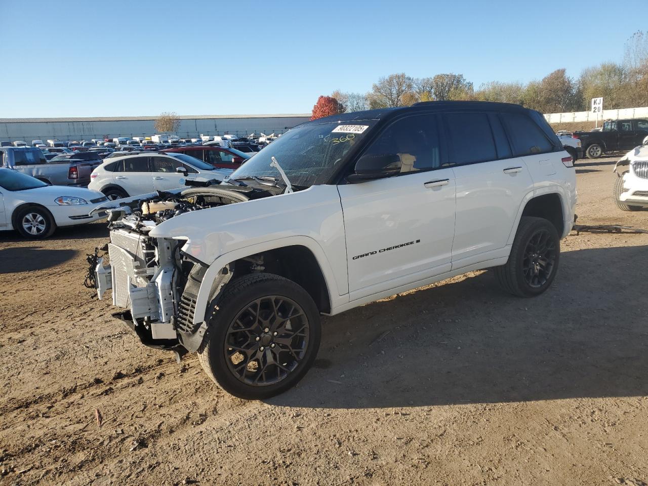 2025 Jeep Grand Cherokee Summit Reserve, VIN 1C4RJHEG3S8678027 — Frame damage