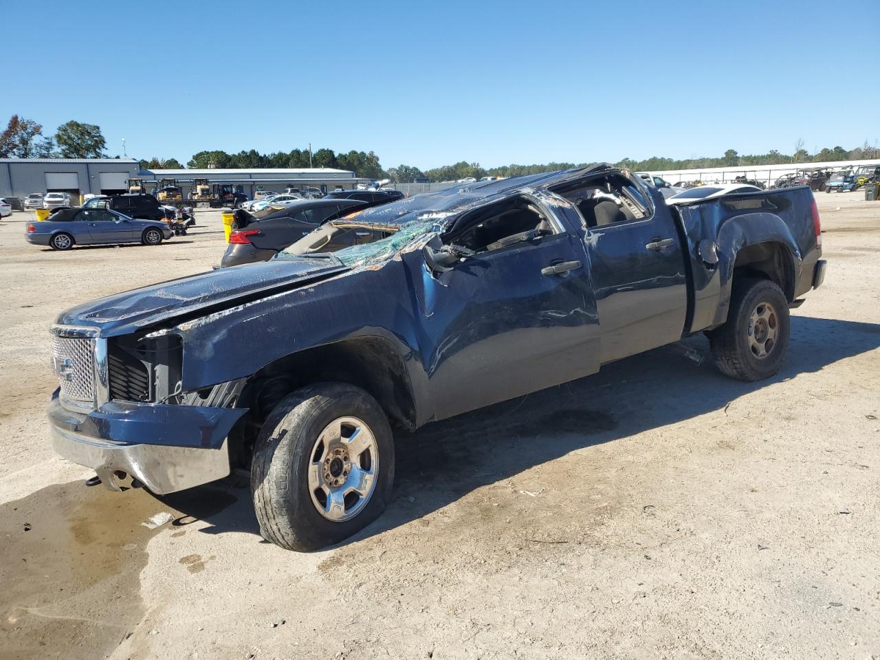 2007 GMC Sierra 1500 SLE1, VIN 2GTEK13M671548068 — Крыша
