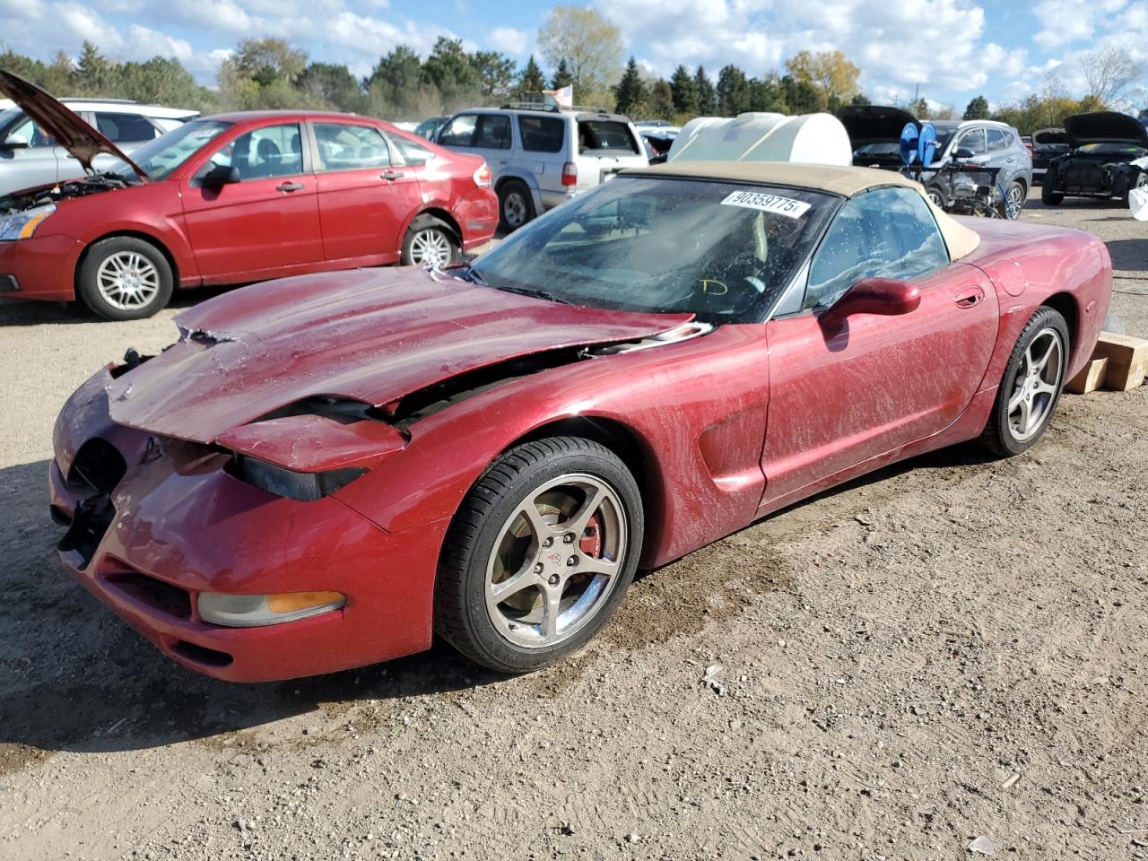 2000 Chevrolet Corvette, VIN 1G1YY32G4Y5110287 — Front end