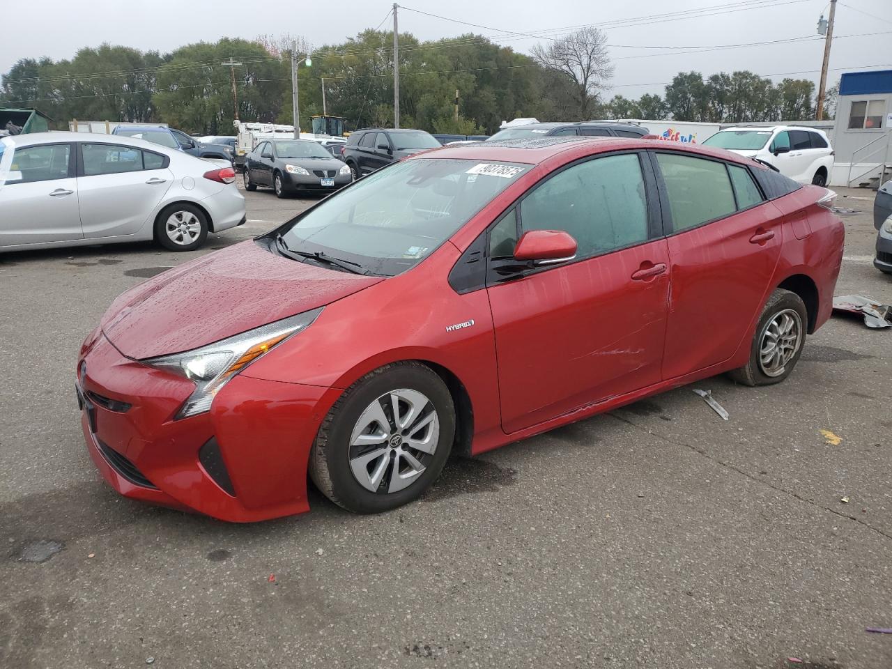 2018 Toyota Prius Four, VIN JTDKARFU9J3061092 — Side