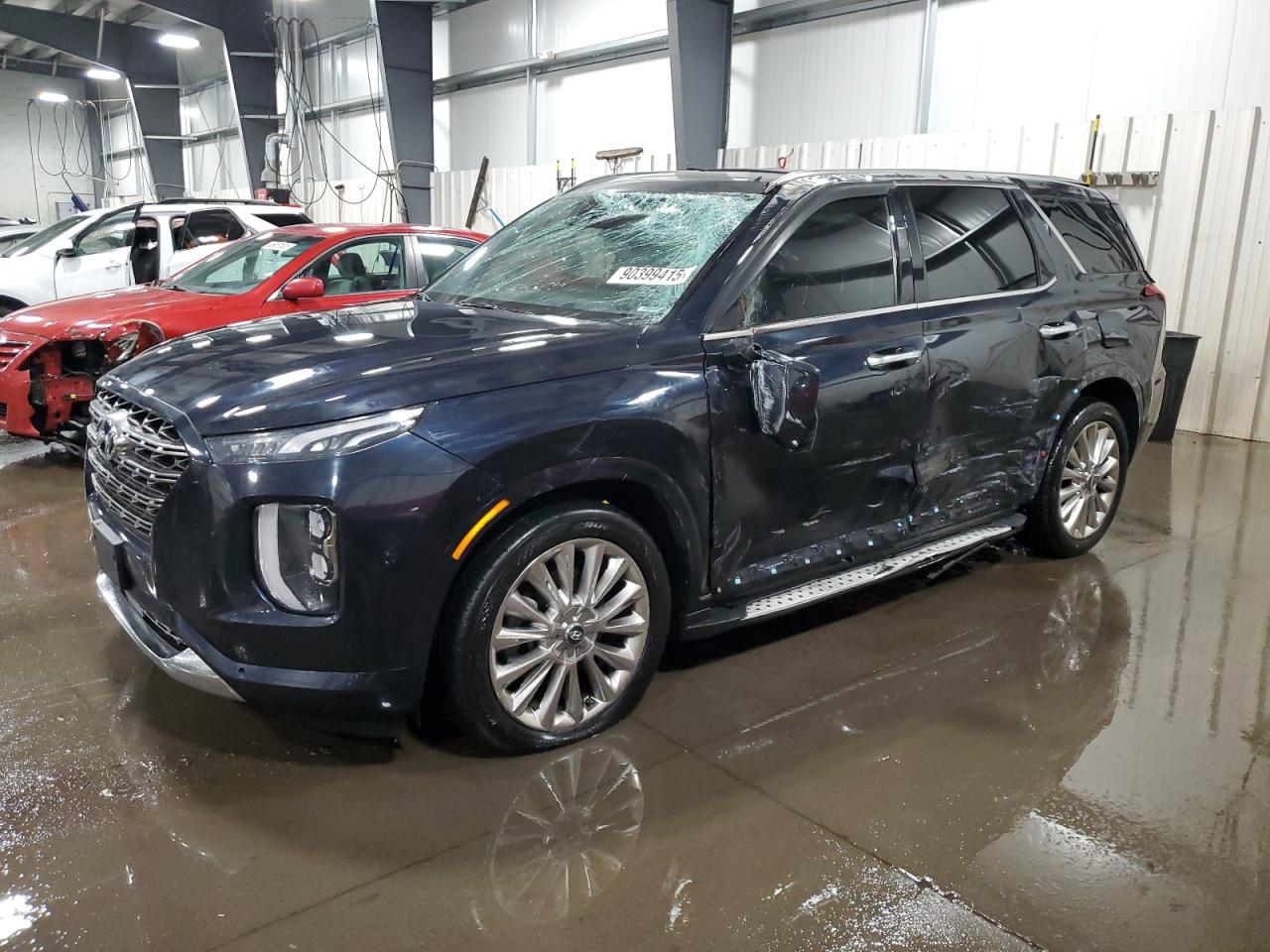 2020 Hyundai Palisade Limited, VIN KM8R5DHE7LU038348 — Rollover