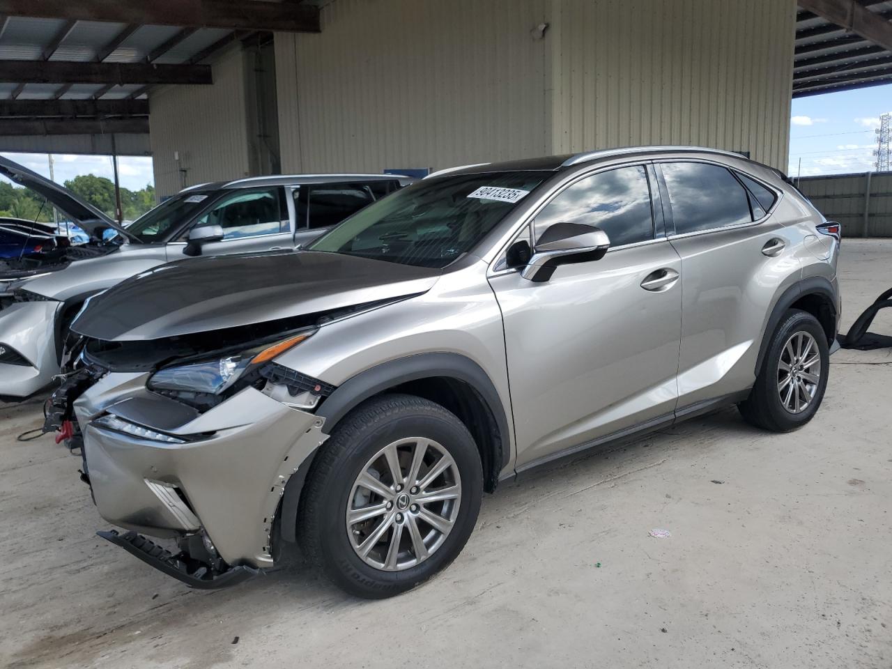 2019 Lexus NX 300, VIN JTJYARBZ7K2143693 — Front end