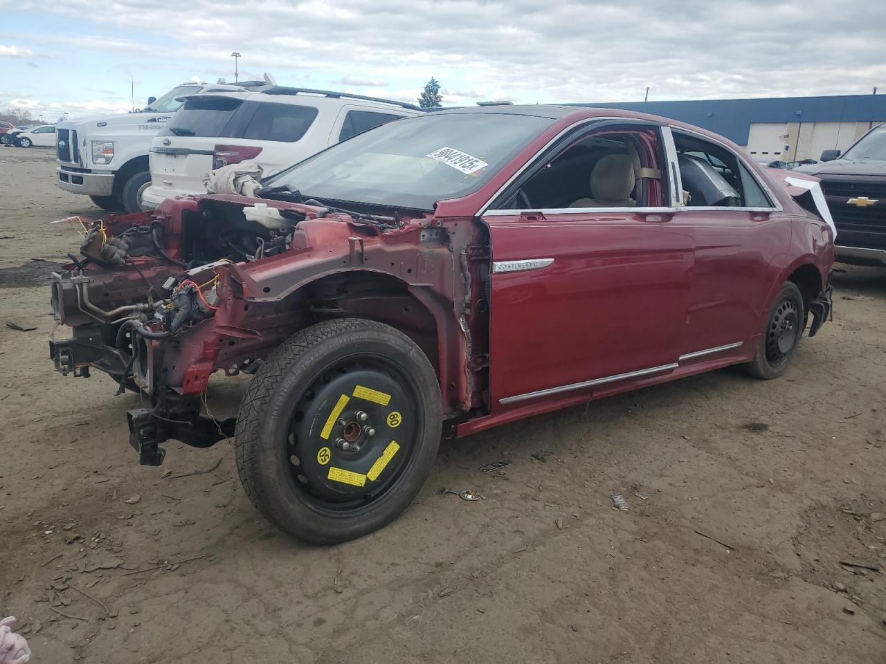 2018 Lincoln Continental Select, VIN 1LN6L9TK5J5616277 — Stripped