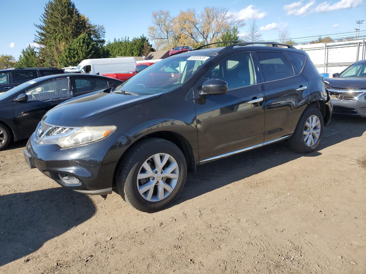 2012 Nissan Murano SV, VIN JN8AZ1MW7CW219140 — Rear end
