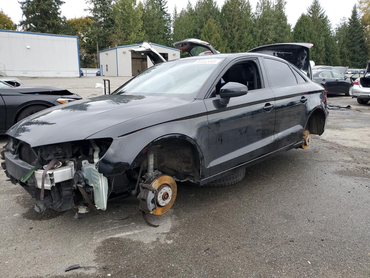 2015 Audi A3 Premium, VIN WAUACGFF9F1092421 — Stripped