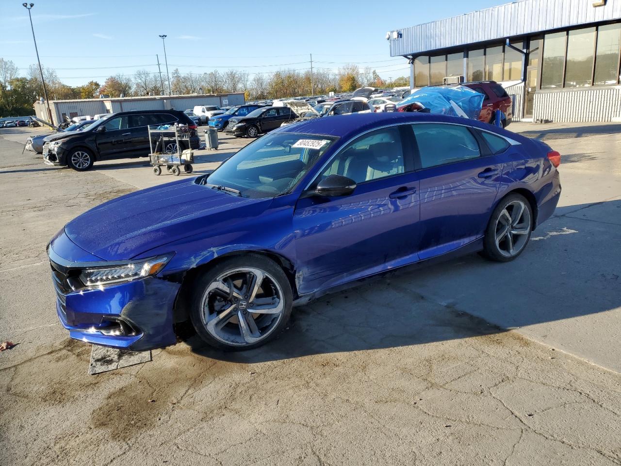 2022 Honda Accord Sport, VIN 1HGCV1F38NA075053 — Front end