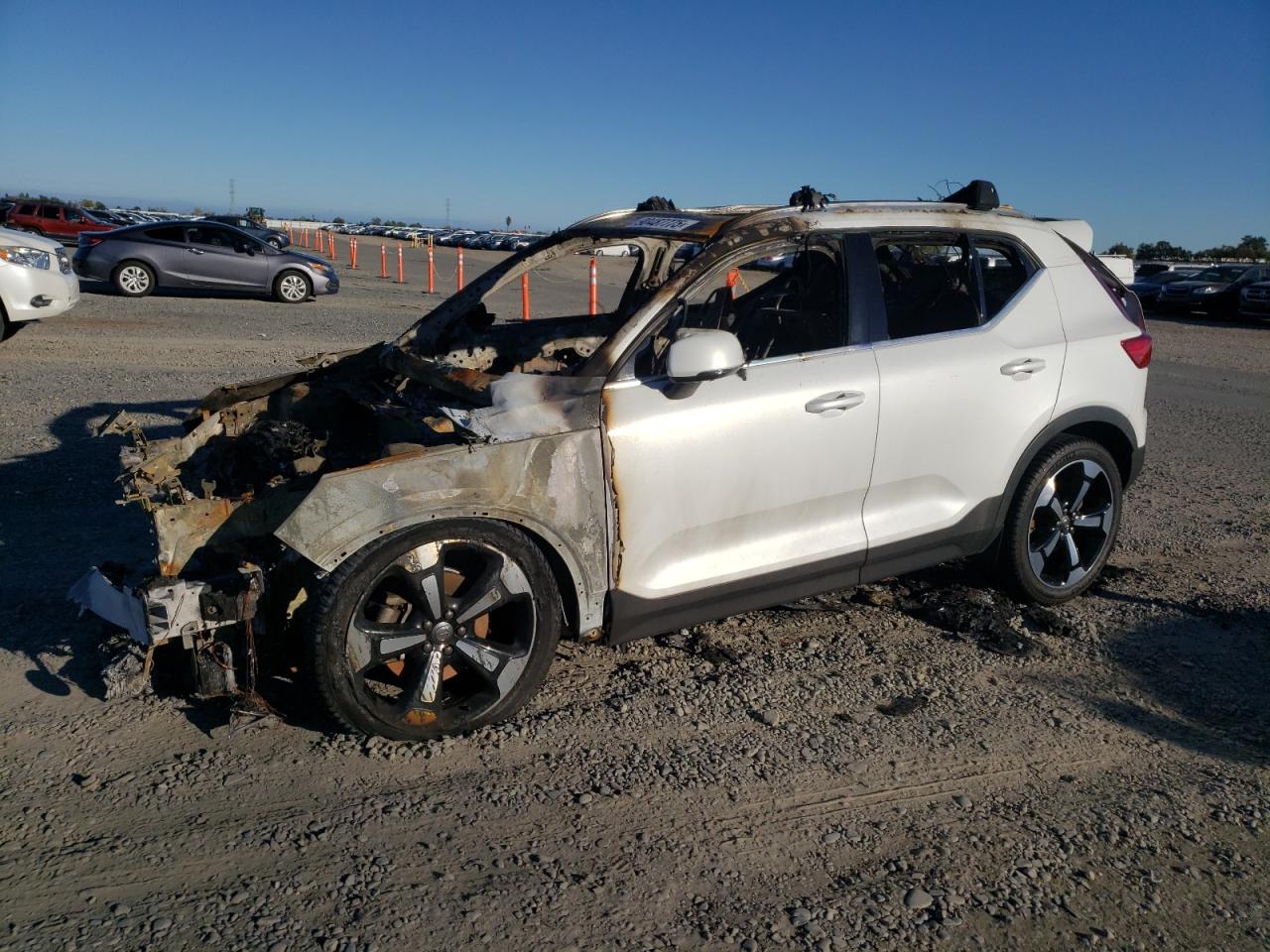 2019 Volvo XC40 Inscription, VIN YV4AC2HL8K2103239 — Interior fire