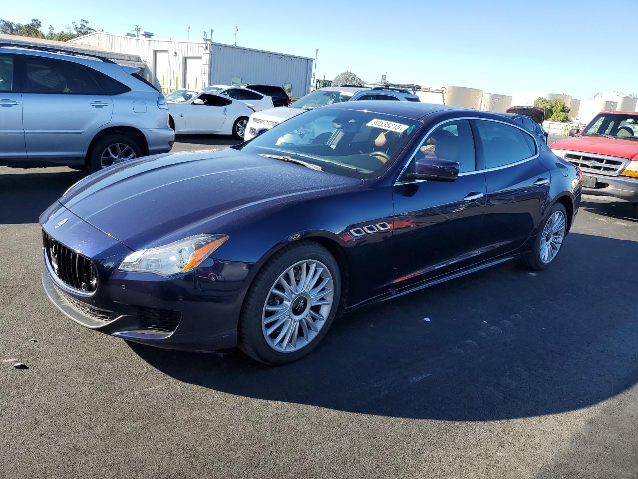 2014 Maserati Quattroporte S Q4, VIN ZAM56RRA8E1091407 — Minor dents and scratches
