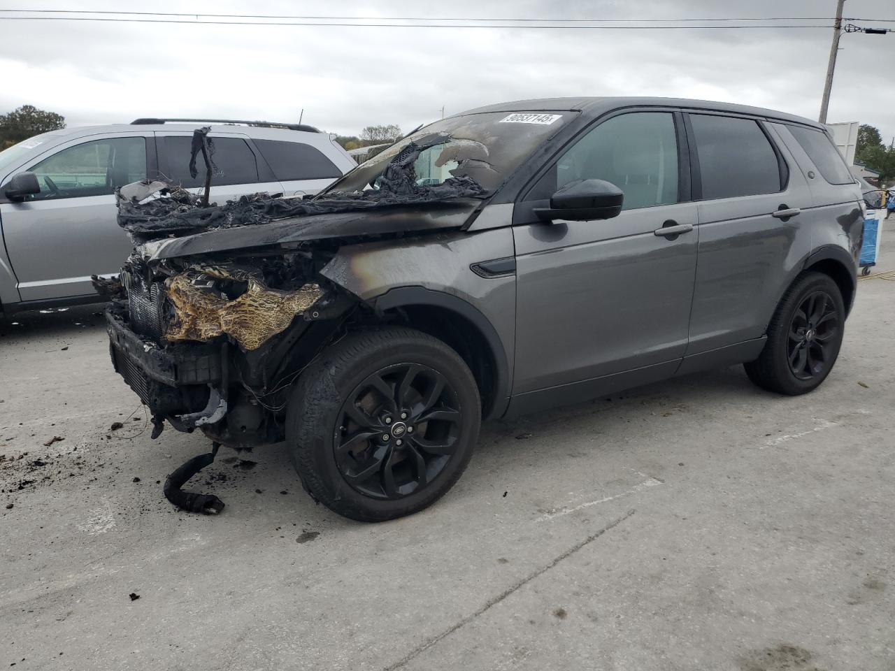 2017 Land Rover Discovery Sport HSE, VIN SALCR2BG9HH635006 — Engine fire