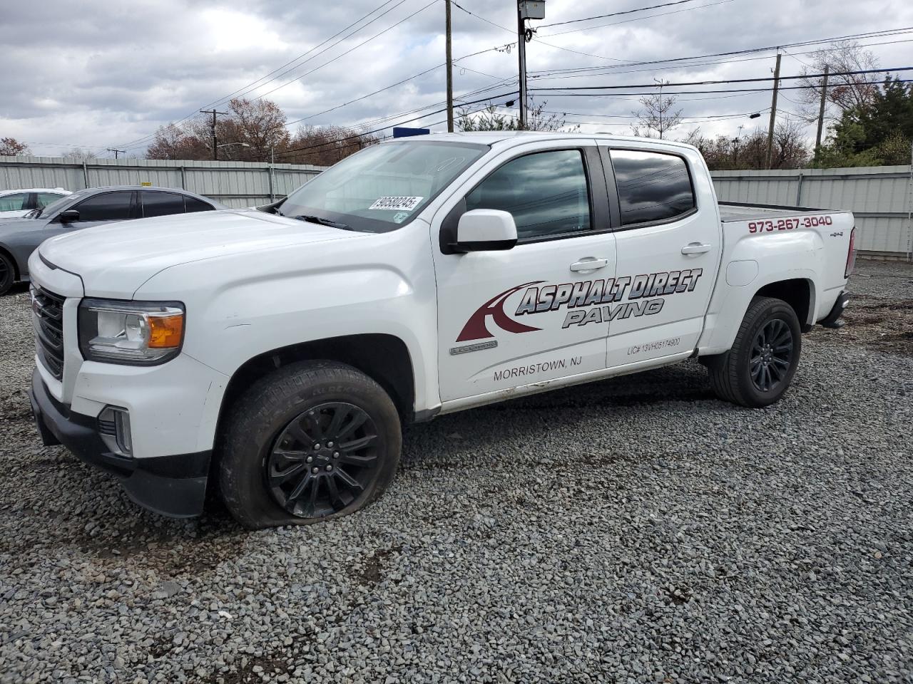 2022 GMC Canyon 4WD Elevation, VIN 1GTG6CEN7N1194174 — Side