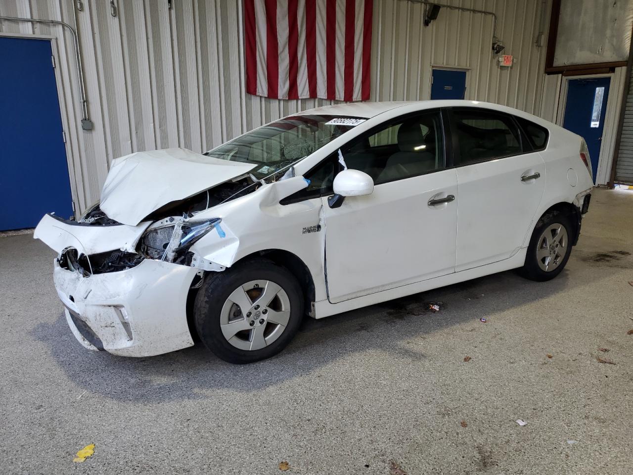 2012 Toyota Prius, VIN JTDKN3DPXC3012095 — Engine fire