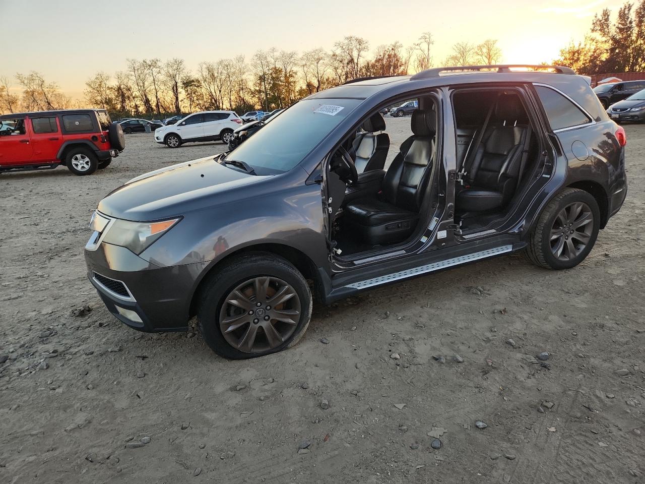 2011 Acura MDX Advance, VIN 2HNYD2H70BH520969 — Stripped