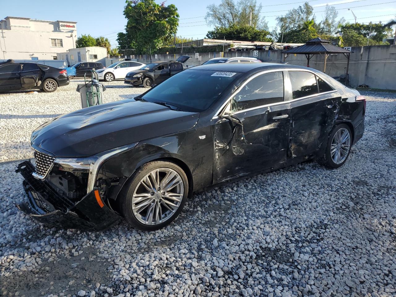 2020 Cadillac CT4 Premium Luxury, VIN 1G6DB5RK2L0138000 — Frame damage