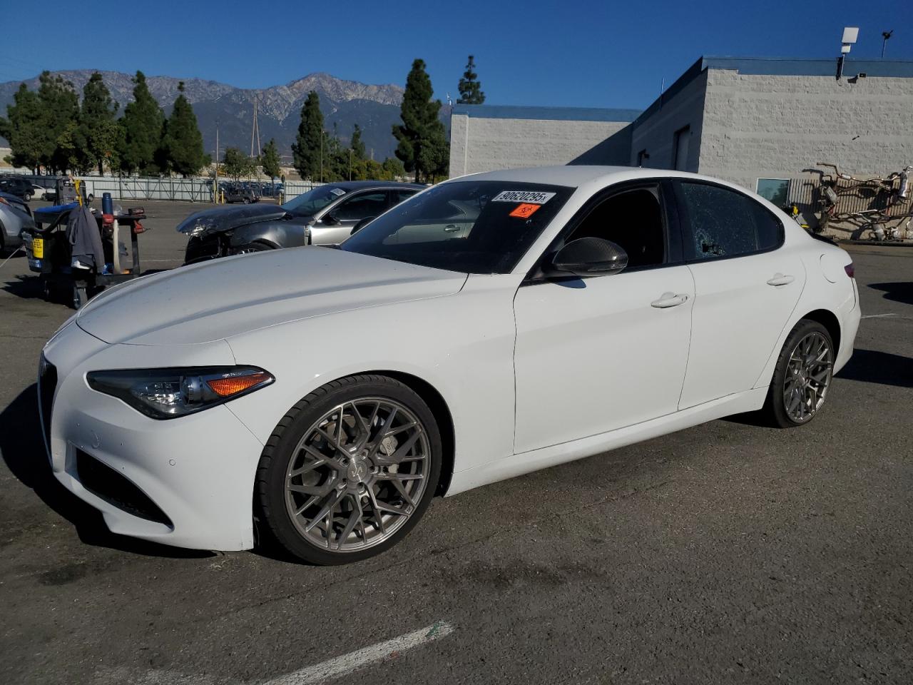 2021 Alfa Romeo Giulia, VIN ZARFAMAN6M7648440 — Vandalism